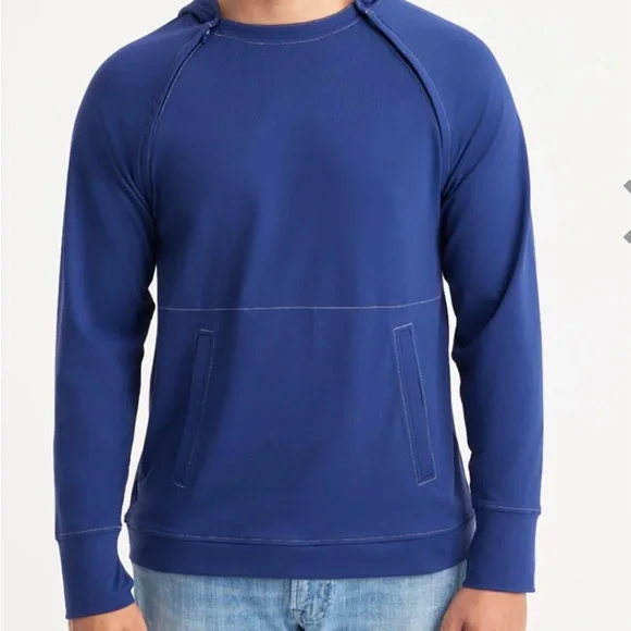 Oscar de la Renta Deep Blue Hoodie - Picture 12 of 15